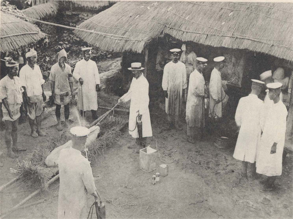 1920년 콜레라 사체 운반과 소독(전남 장흥)