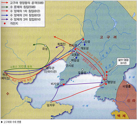 7세기 동북아 국제 정세의 변동 고구려-수·당의 정면 충돌, 동북아를 재편하다