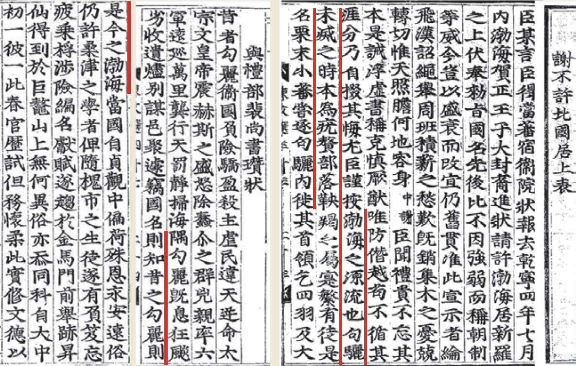 『Dongmunseon(東文選)』, Author: Choi Chi-won (Source: Song Gi-ho, ‘History of Balhae’, Kyujanggak Institute for Korean Studies, 2004)