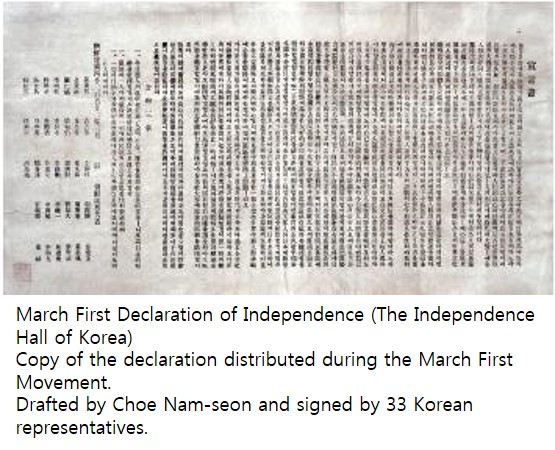 The March First Movement and the Korean Provisional Government in the Context of World History