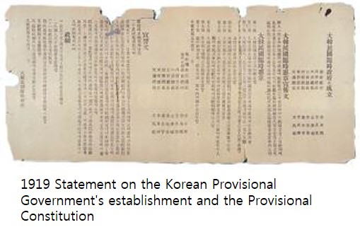 The March First Movement and the Korean Provisional Government in the Context of World History