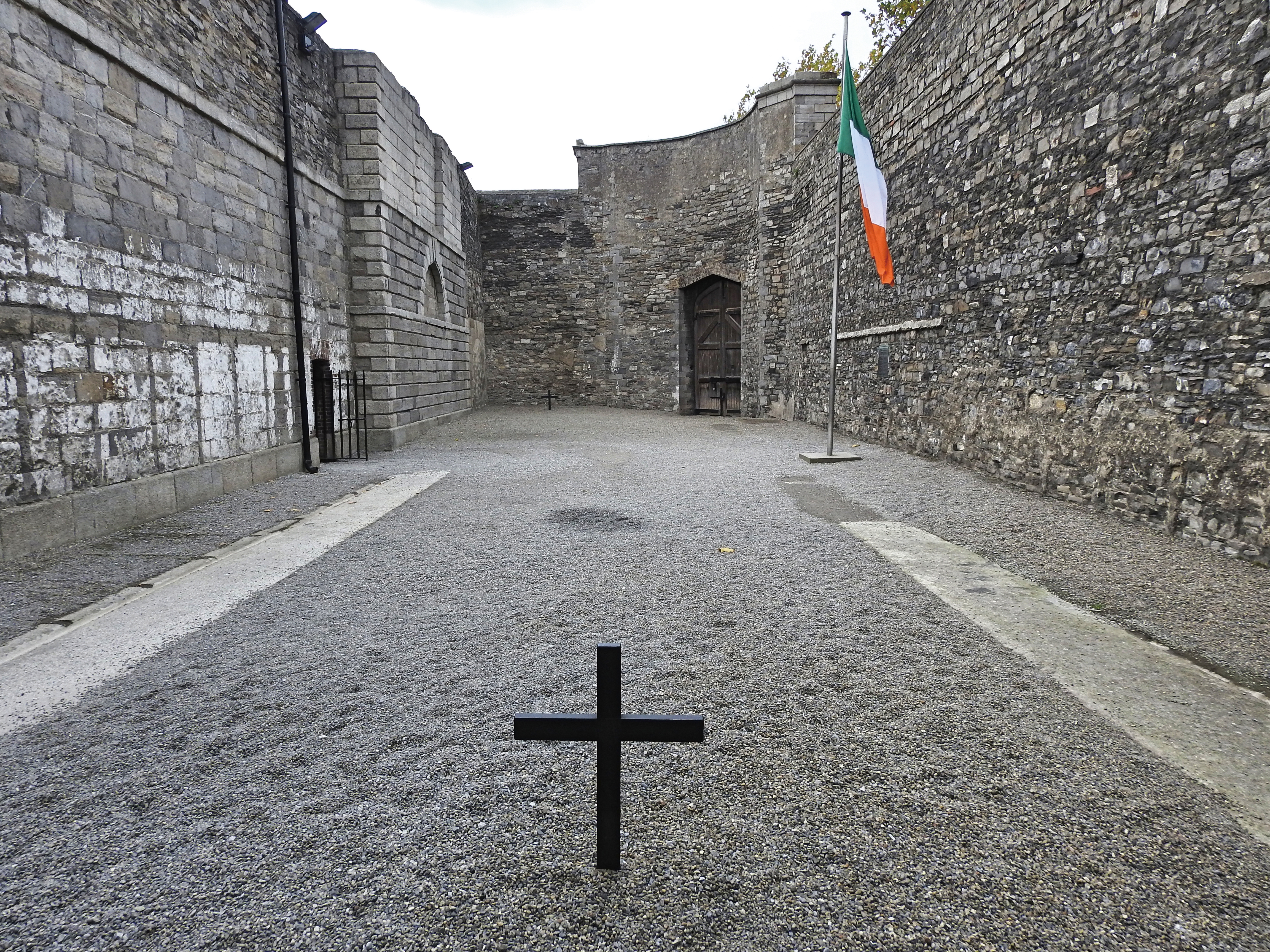 Noted place within the Kilmainham Gaol Museum where the leader of Easter Rising was executed. ⓒDerick Hudson