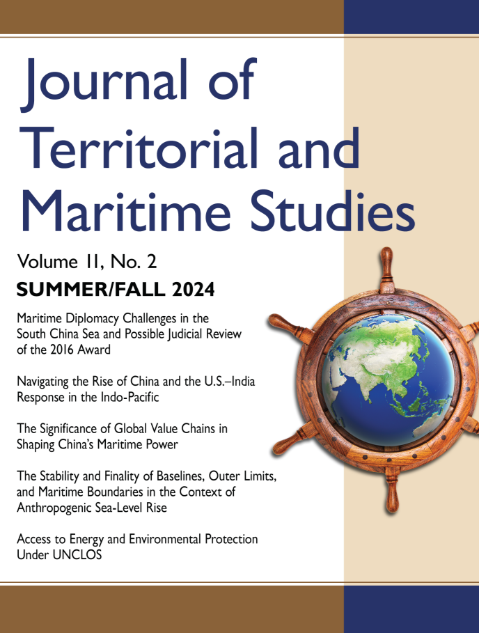 Journal of Territorial and Maritime Studies Vol 11-2