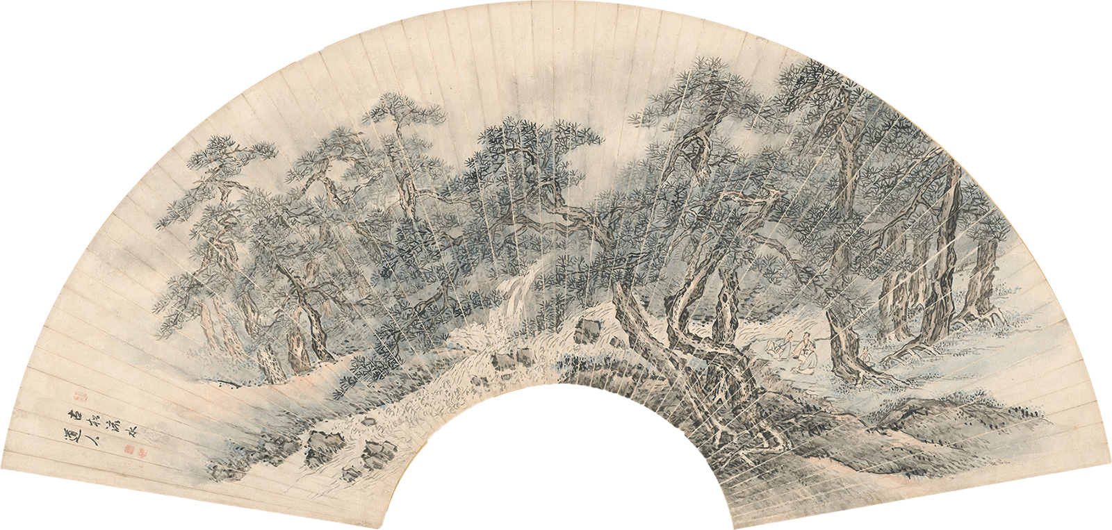 Folding fan(摺扇) handed down from Goryeo to Song Dynasty