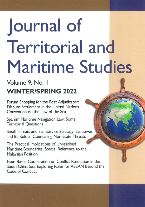 Journal of Territorial and Maritime Studies 9-1