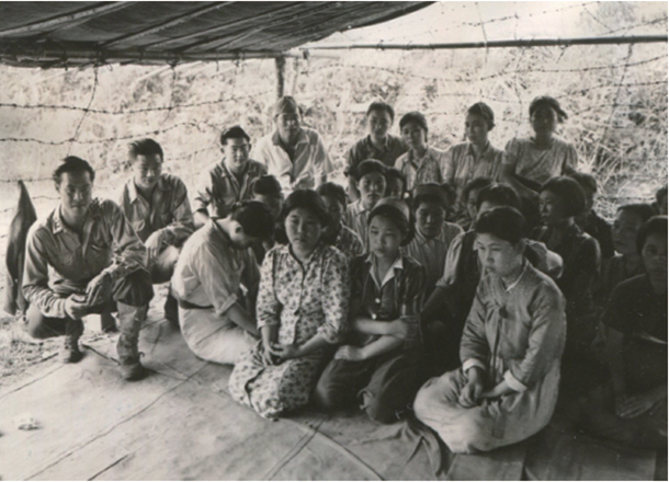 In August 1944, the United States discovered 20 Korean 'sexual slaves' in Michina, Burma and wrote an interrogation report. The report noted that these women had come to Burma without getting accurate information about ‘comfort behavior’ and should have stayed at ‘comfort station’ without debt. However, Ramseyer claimed that women voluntarily came to Burma based on the report, and were able to leave after the contract was over.